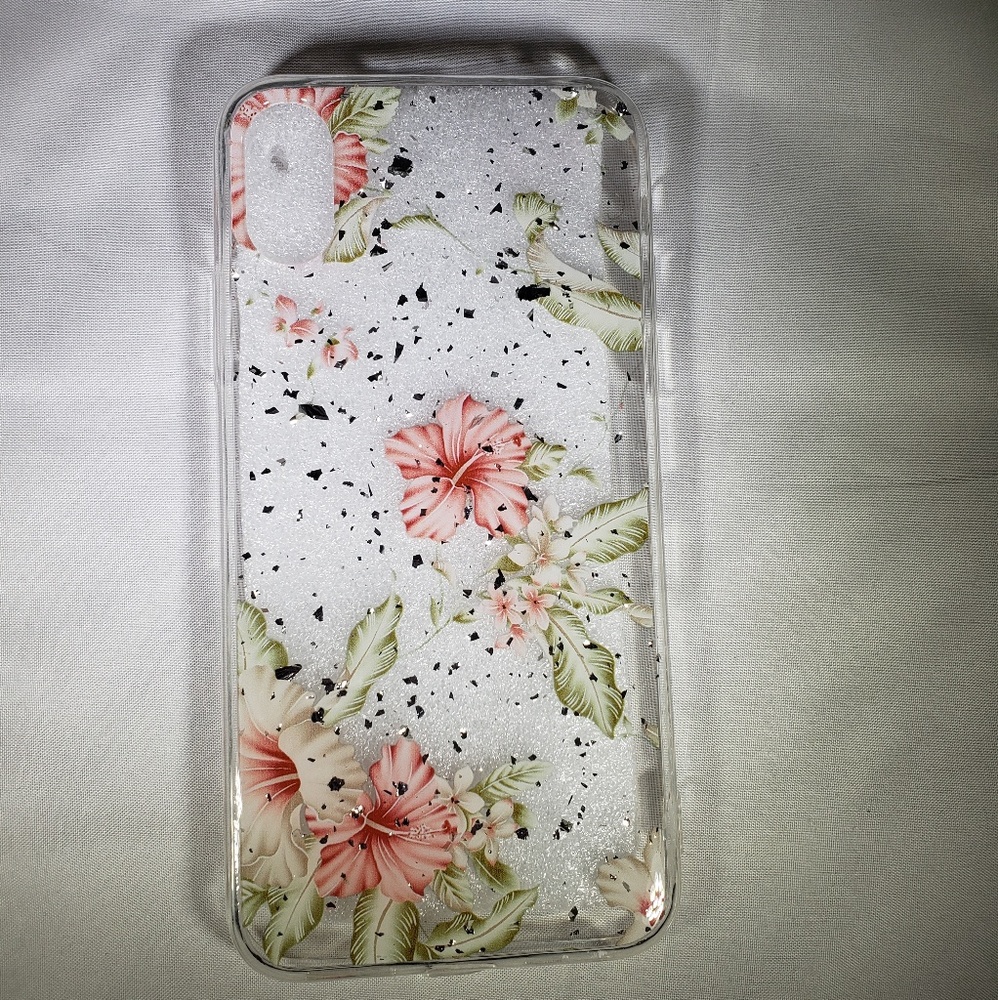 New iPhone X/XS/XR Flower Clear Case